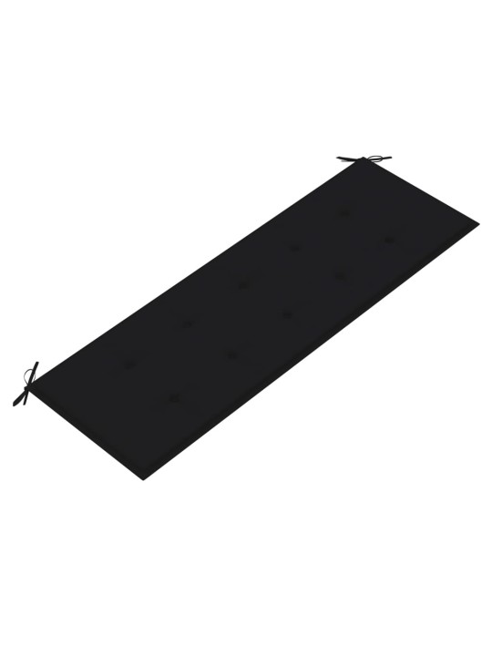 Virnastatav aiapink padjaga, 159 cm, toekas tiikpuu