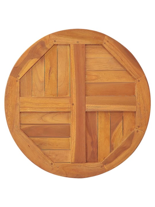 Lauaplaat, tiikpuu, ümmargune, 2,5 cm, 50 cm