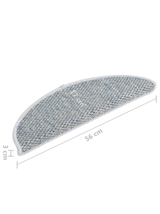 Isekleepuv trepivaip, 15 tk, 56x17x3 cm, sinine