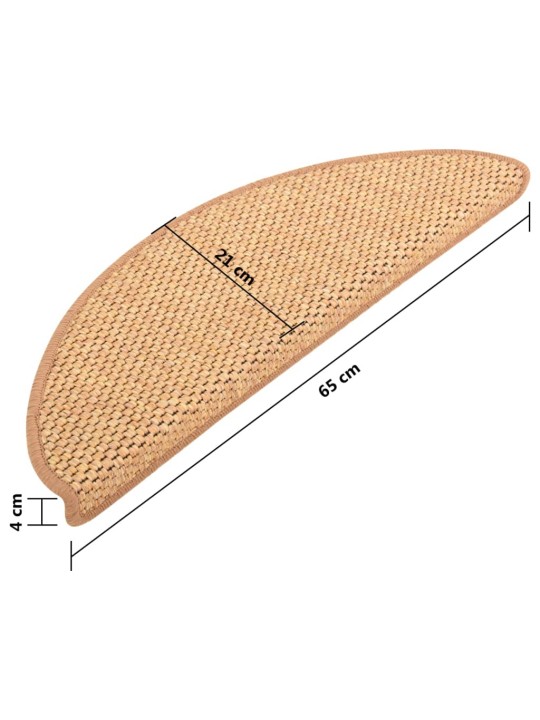 Isekleepuv trepivaip, 15 tk, 65x21x4 cm, oranž