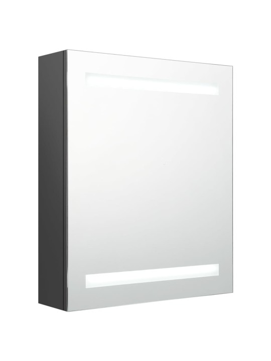 LED vannitoa peegelkapp, hall, 50 x 14 x 60 cm