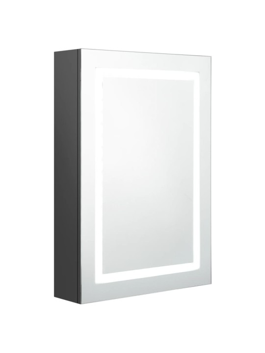 LED vannitoa peegelkapp, hall, 50 x 13 x 70 cm