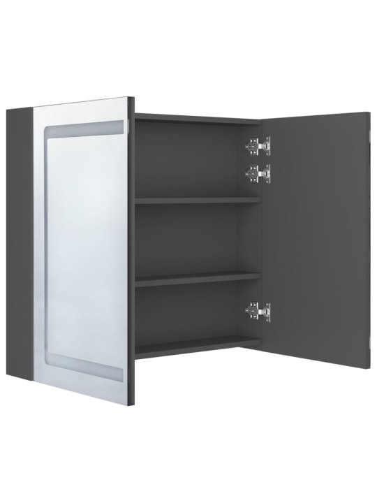 Led vannitoa peegelkapp, hall, 80 x 12 x 68 cm