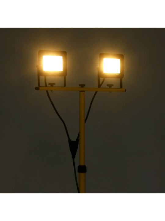 STATIIVIGA LED PROŽEKTOR, 2 X 30 W, SOE VALGE