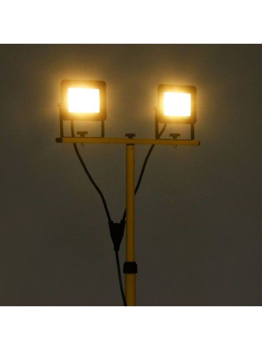 STATIIVIGA LED PROŽEKTOR, 2 X 50 W, SOE VALGE