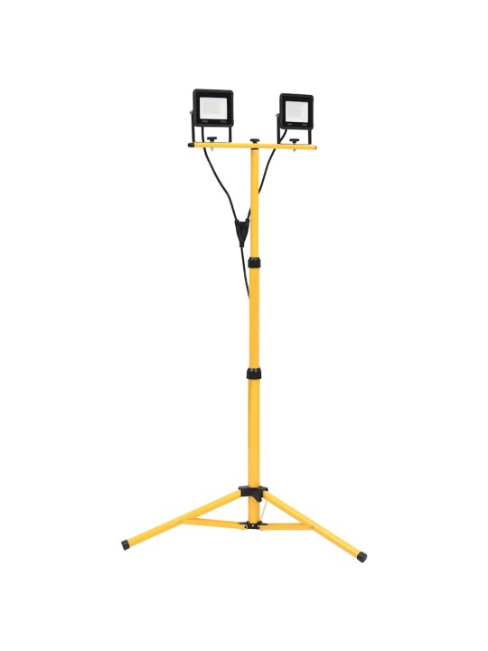 STATIIVIGA LED PROŽEKTOR, 2 X 30 W, KÜLM VALGE