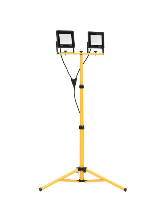 STATIIVIGA LED PROŽEKTOR, 2 X 50 W, KÜLM VALGE