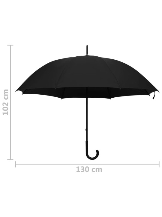Vihmavari, must, 130 cm