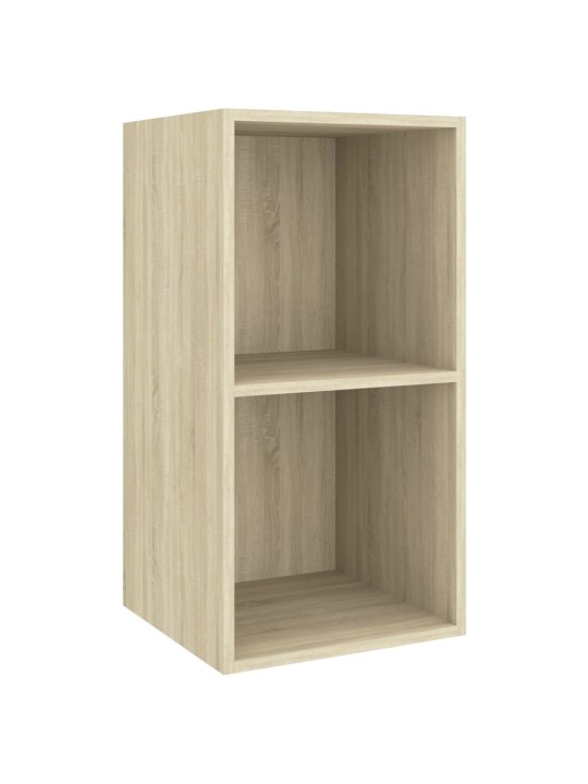Seina telerikapp, sonoma tamm, 37 x 37 x 72 cm, puitlaastplaat
