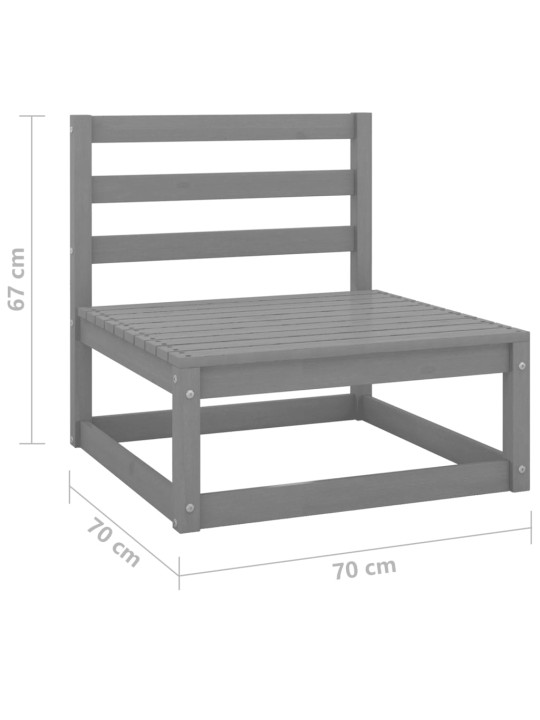 Aia keskmised diivanid, 2 tk, hall, männipuit