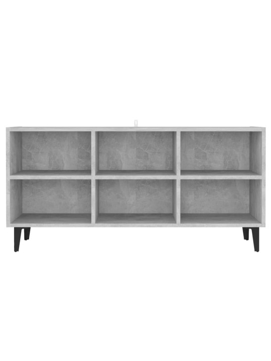 METALLJALGADEGA TELERIKAPP, BETOONHALL, 103,5 X 30 X 50 CM
