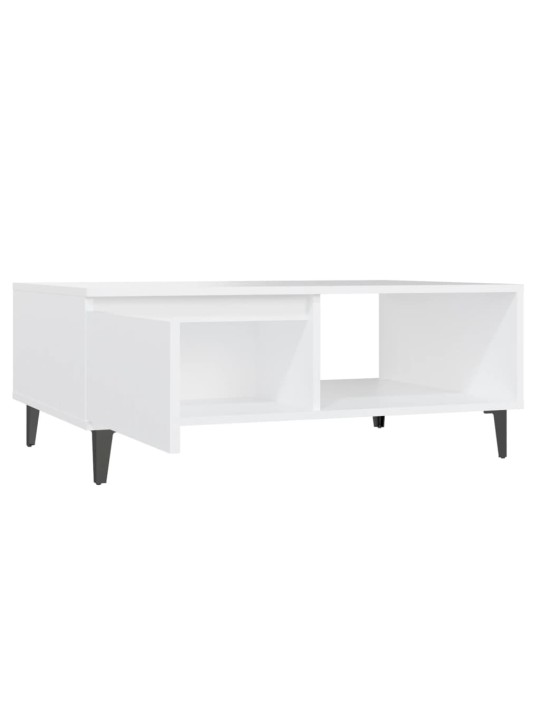 KOHVILAUD, VALGE, 90X60X35 CM, PUITLAASTPLAAT