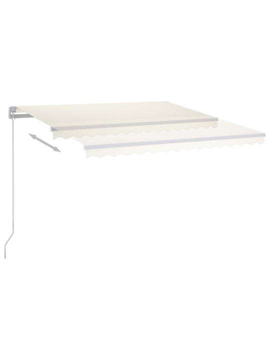 KÄSITSI SISSETÕMMATAV VARIKATUS LEDIGA 300 X 250 CM KREEMJAS