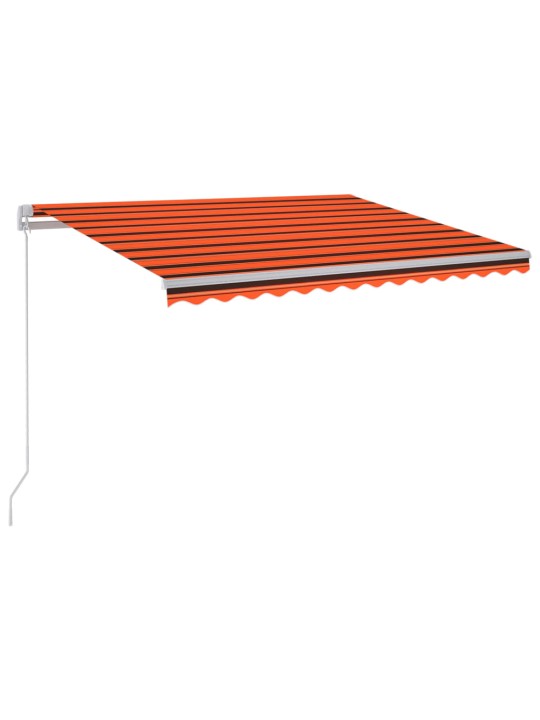 KÄSITSI SISSETÕMMATAV VARIKATUS LED 300 X 250 CM ORANŽ JA PRUUN