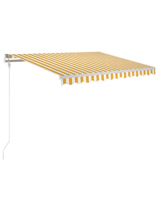 Automaatne varikatus led ja tuuleandur, 300x250cm kollane/valge