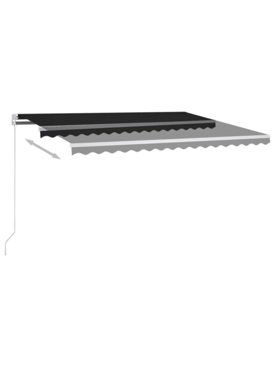 KÄSITSI SISSETÕMMATAV VARIKATUS, LED 450X300 CM, ANTRATSIITHALL