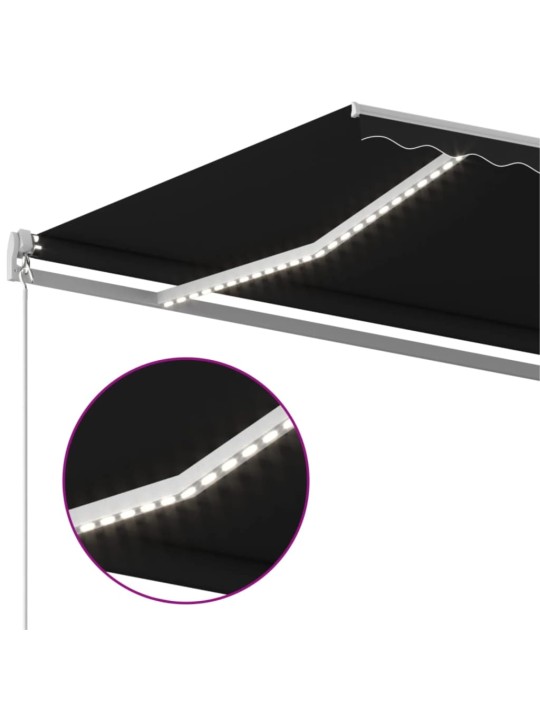 KÄSITSI SISSETÕMMATAV VARIKATUS, LED 450X300 CM, ANTRATSIITHALL