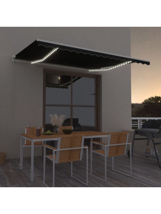 KÄSITSI SISSETÕMMATAV VARIKATUS, LED 450X300 CM, ANTRATSIITHALL