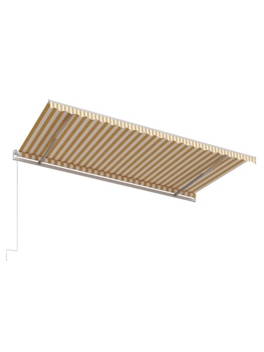 AUTOMAATSELT SISSETÕMMATAV VARIKATUS 500X300 CM KOLLANE, VALGE