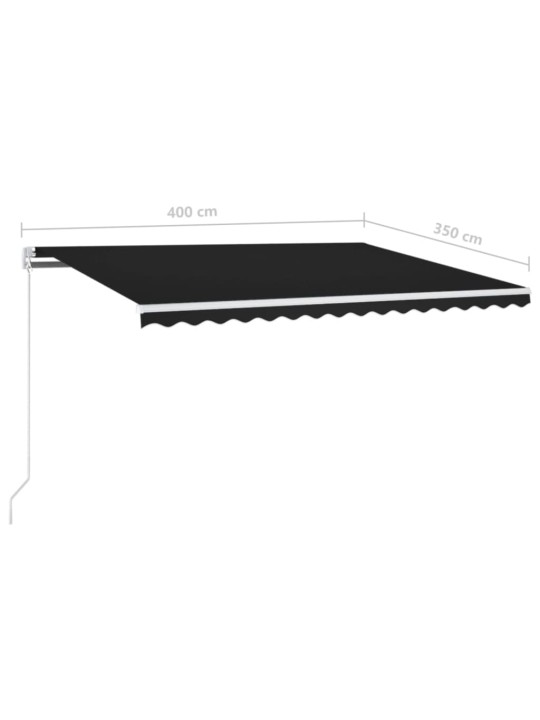 Kokkupandav varikatus, 400 x 350 cm, antratsiithall