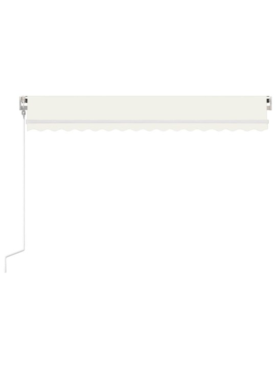 Automaatselt sissetõmmatav varikatus, 400x350 cm kreemjas
