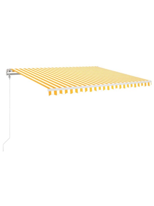 AUTOMAATSELT SISSETÕMMATAV VARIKATUS 400X350 CM KOLLANE, VALGE
