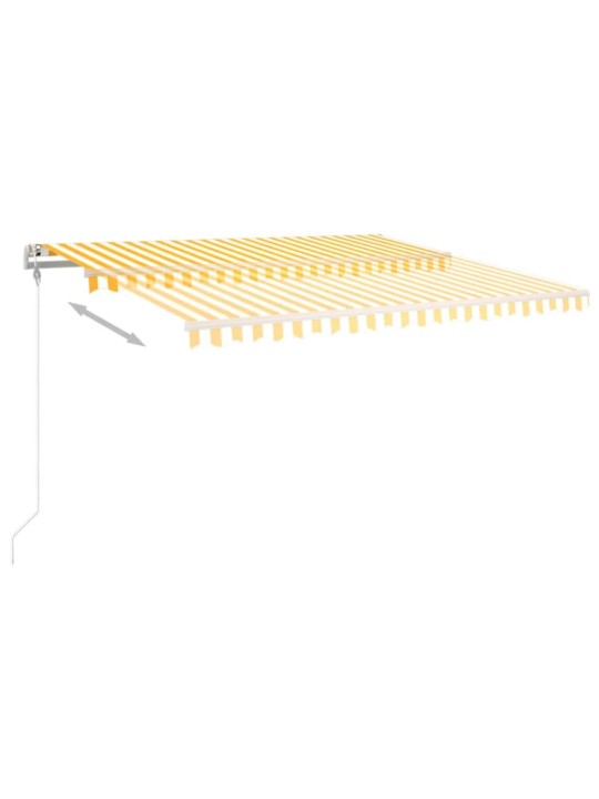 AUTOMAATSELT SISSETÕMMATAV VARIKATUS 400X350 CM KOLLANE, VALGE