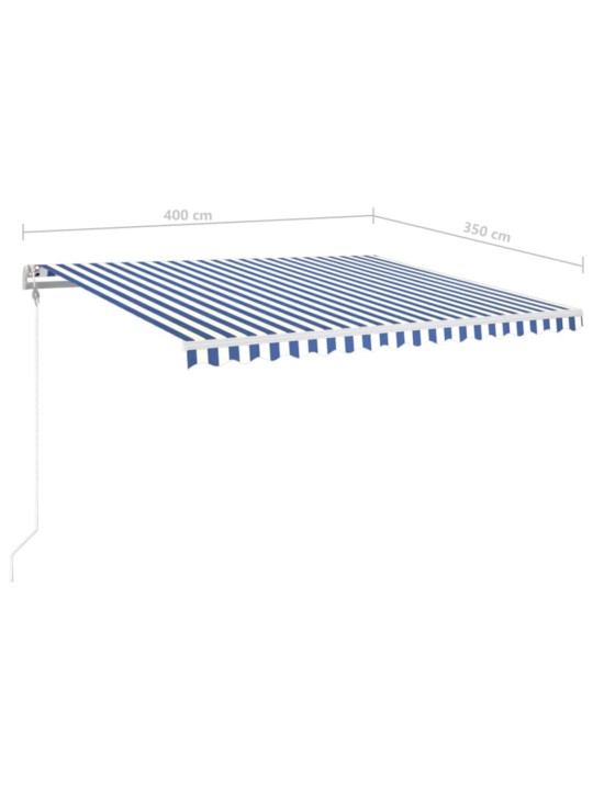 Automaatne varikatus, led ja tuuleandur 400x350 sinine ja valge