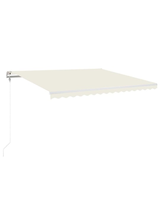 AUTOMAATSELT SISSETÕMMATAV VARIKATUS, 450 X 350 CM, KREEMJAS