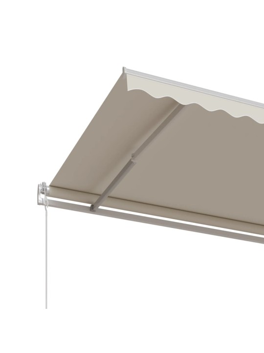 AUTOMAATSELT SISSETÕMMATAV VARIKATUS, 450 X 350 CM, KREEMJAS