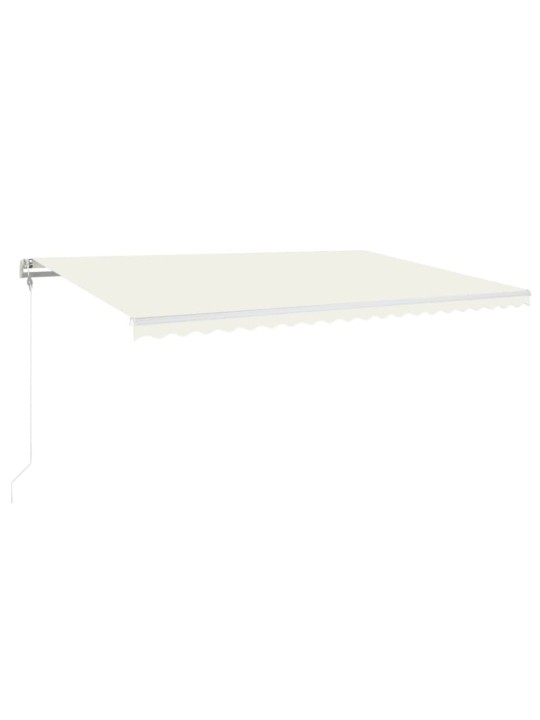 AUTOMAATSELT SISSETÕMMATAV VARIKATUS, 500X350 CM, KREEMJAS