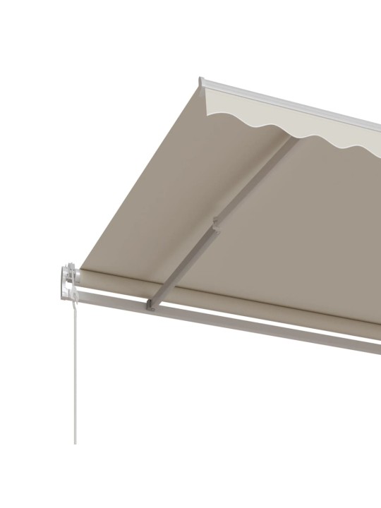 AUTOMAATSELT SISSETÕMMATAV VARIKATUS, 500X350 CM, KREEMJAS