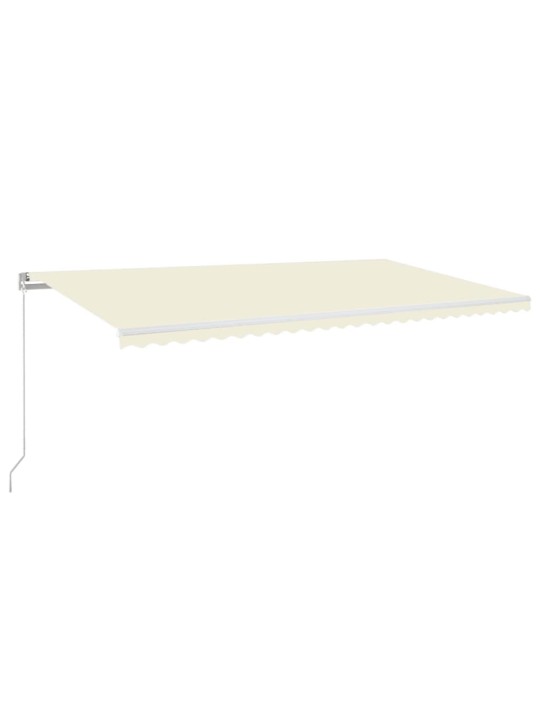 KÄSITSI SISSETÕMMATAV VARIKATUS 600X350 CM KREEMJAS