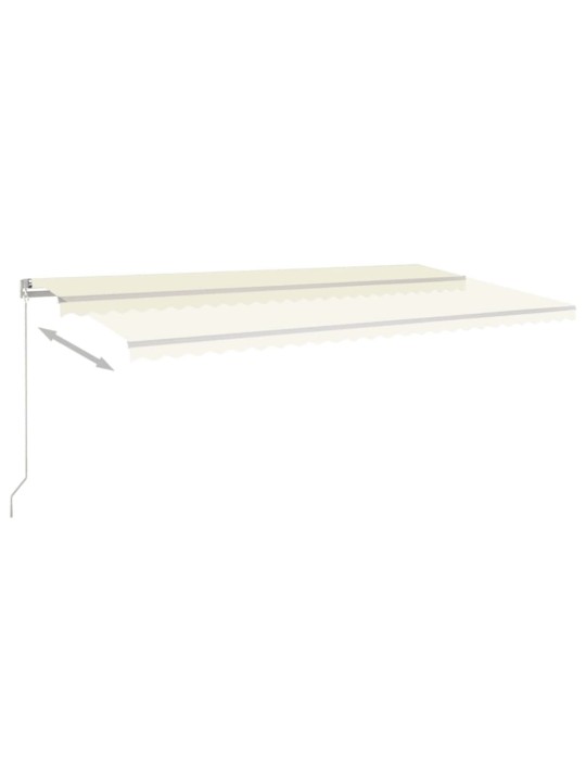 KÄSITSI SISSETÕMMATAV VARIKATUS 600X350 CM KREEMJAS