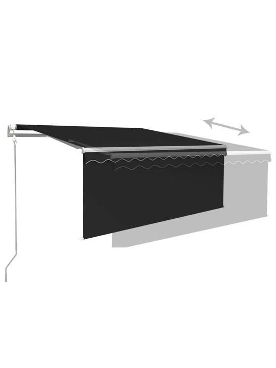 Automaatne varikatus rulooga, 3,5 x 2,5 m, antratsiithall