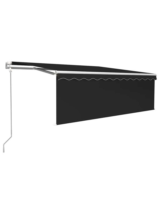 Automaatne varikatus rulooga, 4,5 x 3 m, antratsiit