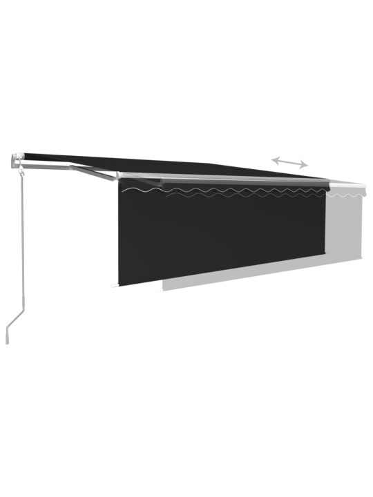 Automaatne varikatus rulooga, 4,5 x 3 m, antratsiit