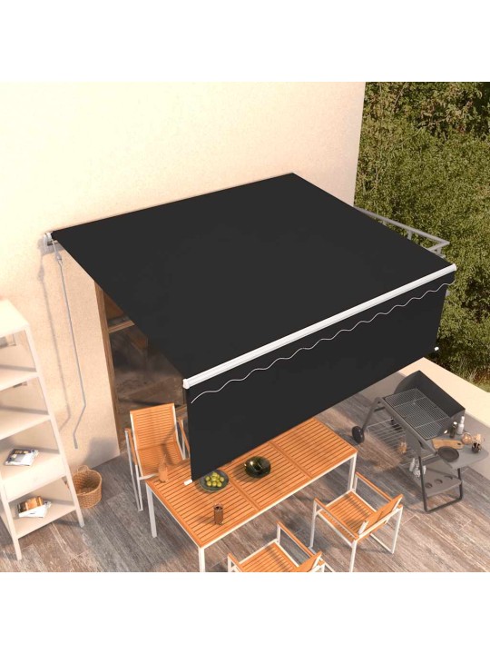 Automaatne varikatus rulooga, 4,5 x 3 m, antratsiit