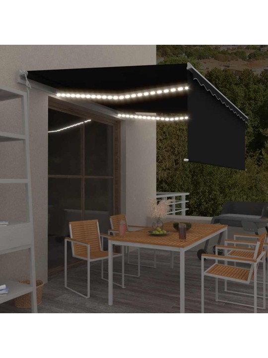 Automaatne varikatus led ja tuuleandur 4,5 x 3 m antratsiithall