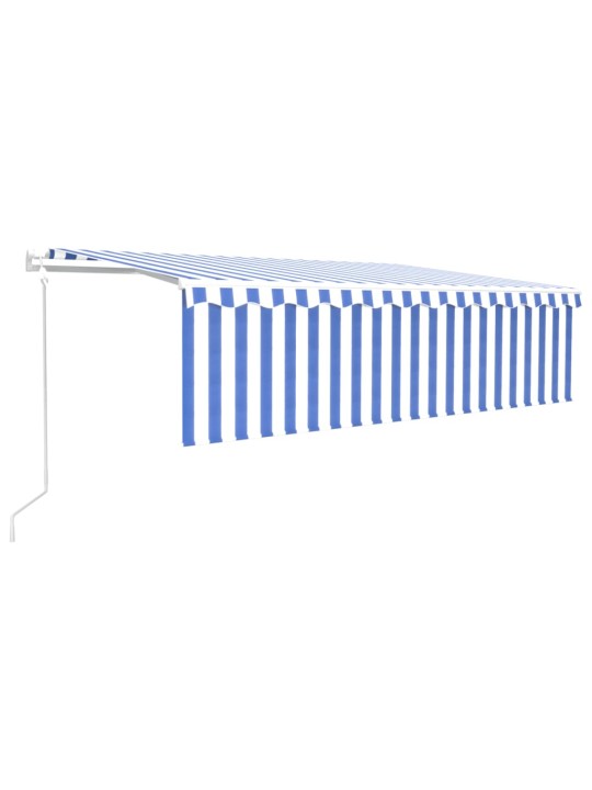 AUTOMAATNE VARIKATUS RULOOGA, 5 X 3 M, SININE/VALGE