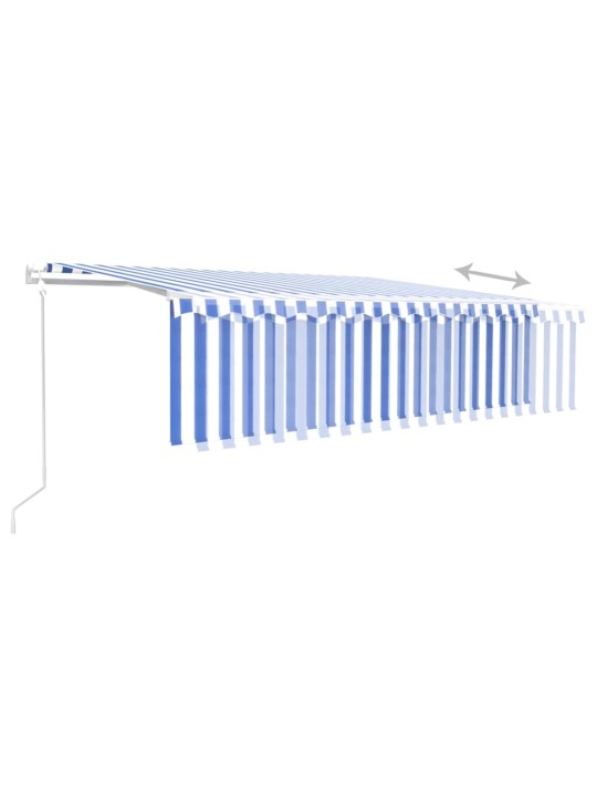 AUTOMAATNE VARIKATUS RULOOGA, 5 X 3 M, SININE/VALGE