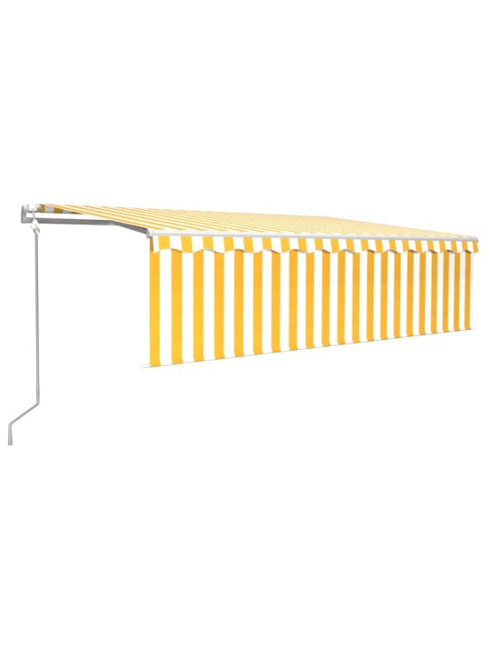 AUTOMAATNE VARIKATUS RULOOGA, 5 X 3 M, KOLLANE/VALGE