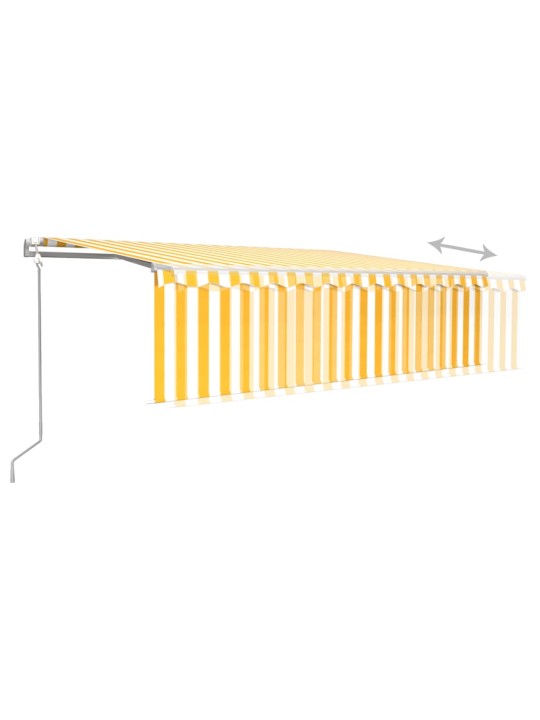 AUTOMAATNE VARIKATUS RULOOGA, 5 X 3 M, KOLLANE/VALGE