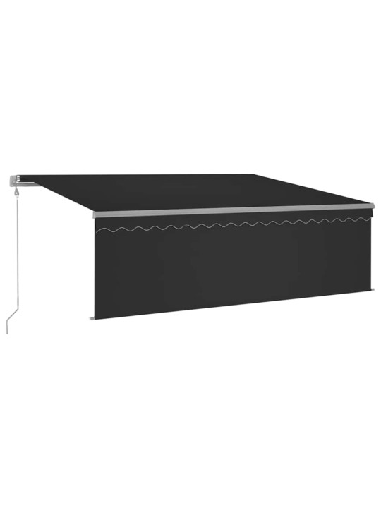 Automaatne varikatus rulooga, 4,5 x 3 m, antratsiit