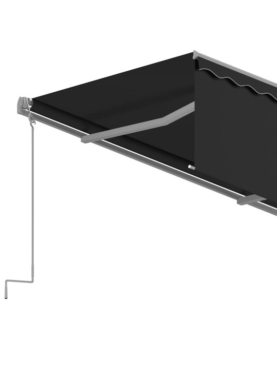 Automaatne varikatus rulooga, 4,5 x 3 m, antratsiit