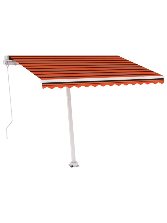 KÄSITSI SISSETÕMMATAV VARIKATUS LED 300 X 250 CM ORANŽ JA PRUUN