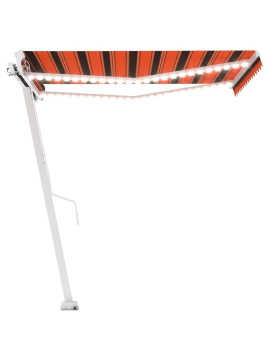 KÄSITSI SISSETÕMMATAV VARIKATUS LED 300 X 250 CM ORANŽ JA PRUUN