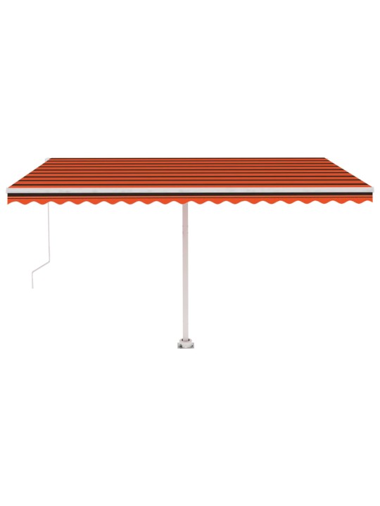 KÄSITSI SISSETÕMMATAV VARIKATUS 400X300 CM ORANŽ/PRUUN