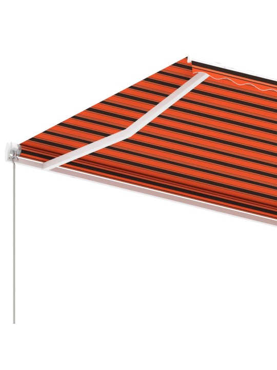 KÄSITSI SISSETÕMMATAV VARIKATUS 400X300 CM ORANŽ/PRUUN