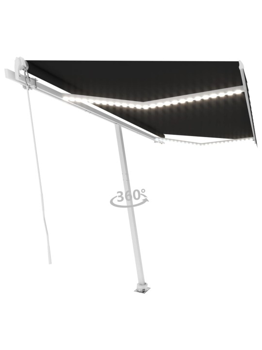 KÄSITSI SISSETÕMMATAV VARIKATUS, LED 450X300 CM, ANTRATSIITHALL